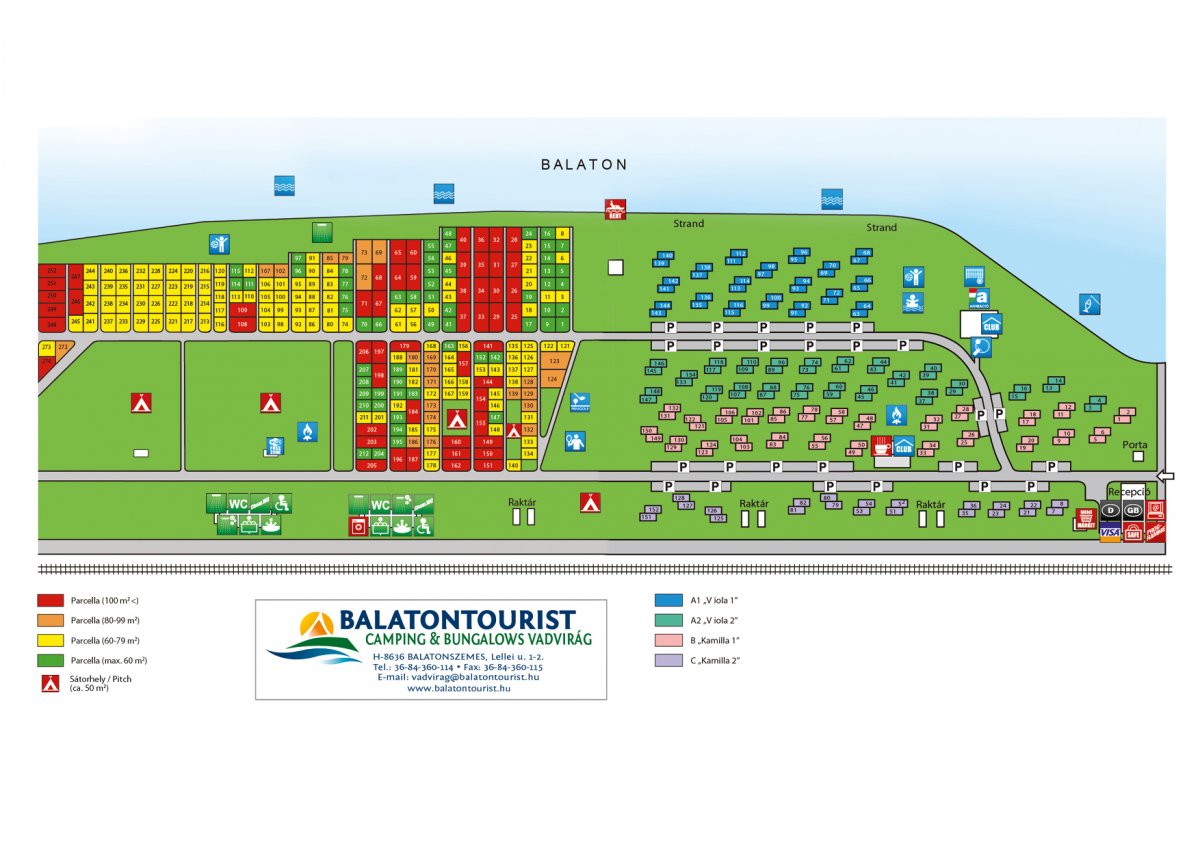 balaton térkép balatonszemes Balatontourist: Campsite maps balaton térkép balatonszemes